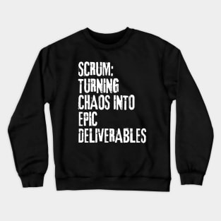 Scrum-tastic: Memes Galore Sticker and T-Shirt Collection Crewneck Sweatshirt